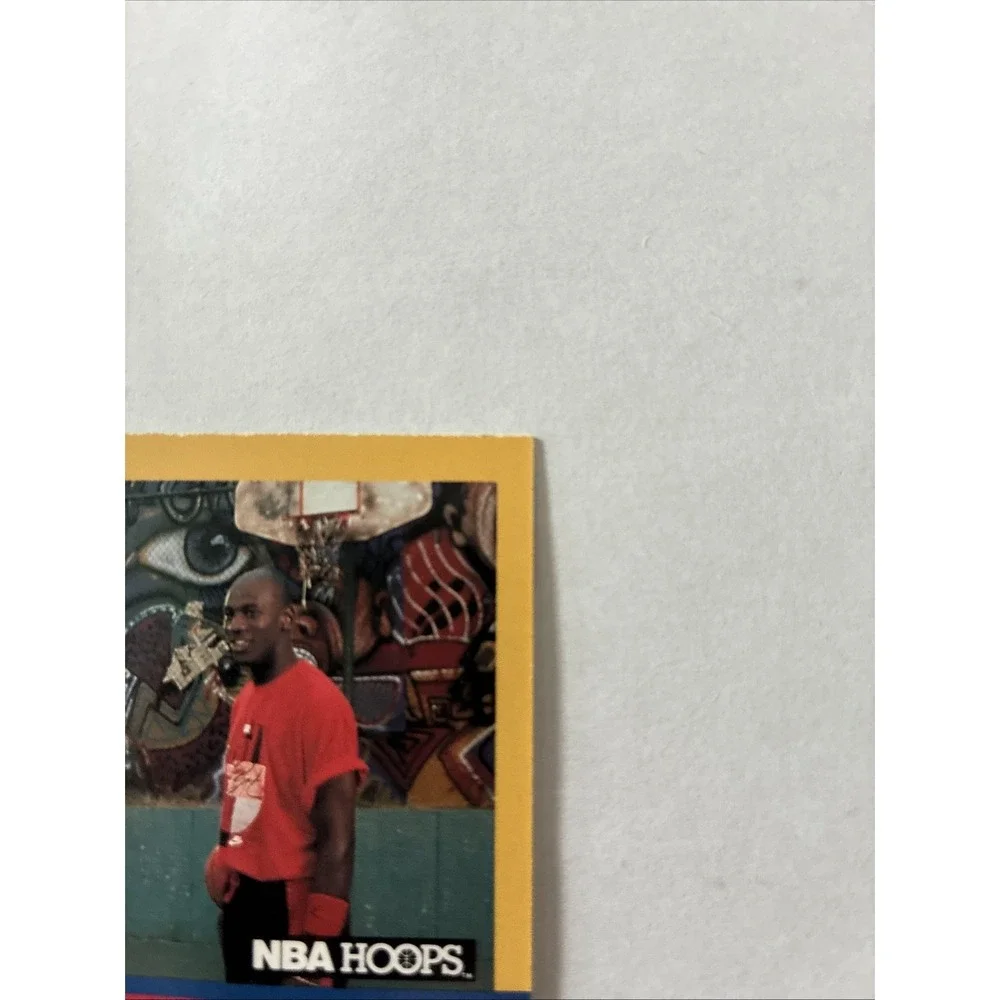 1990-91 NBA Hoops - Inside‎ Stuff Michael Jordan #382